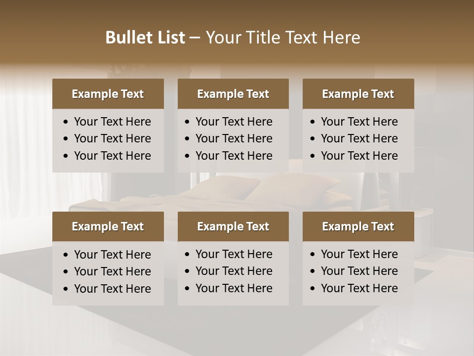 Comfortable Retro Interior PowerPoint Template