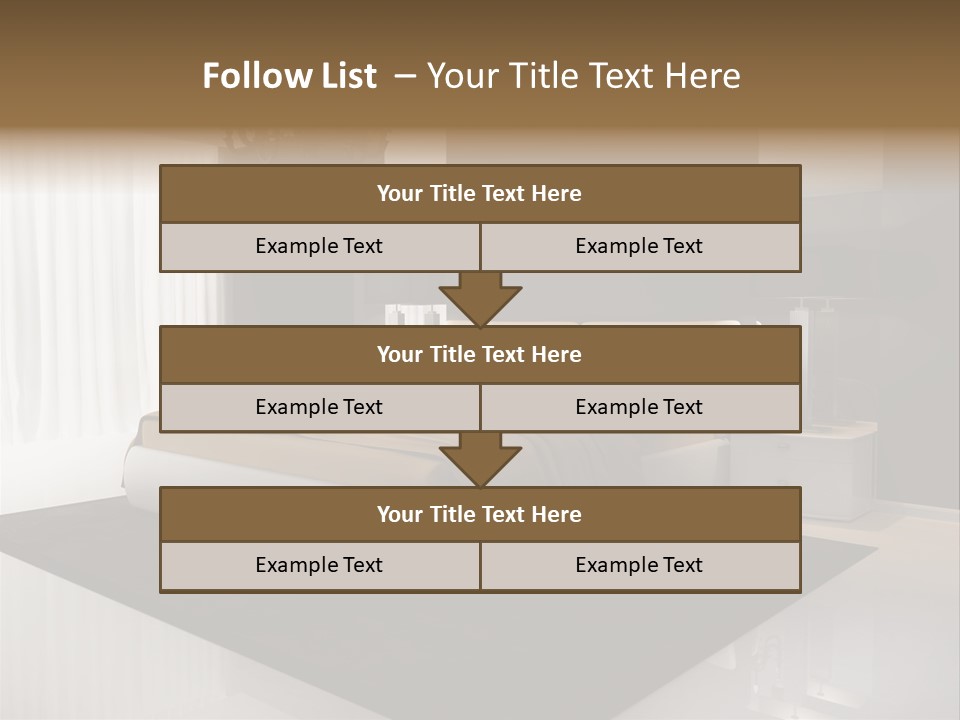 Comfortable Retro Interior PowerPoint Template