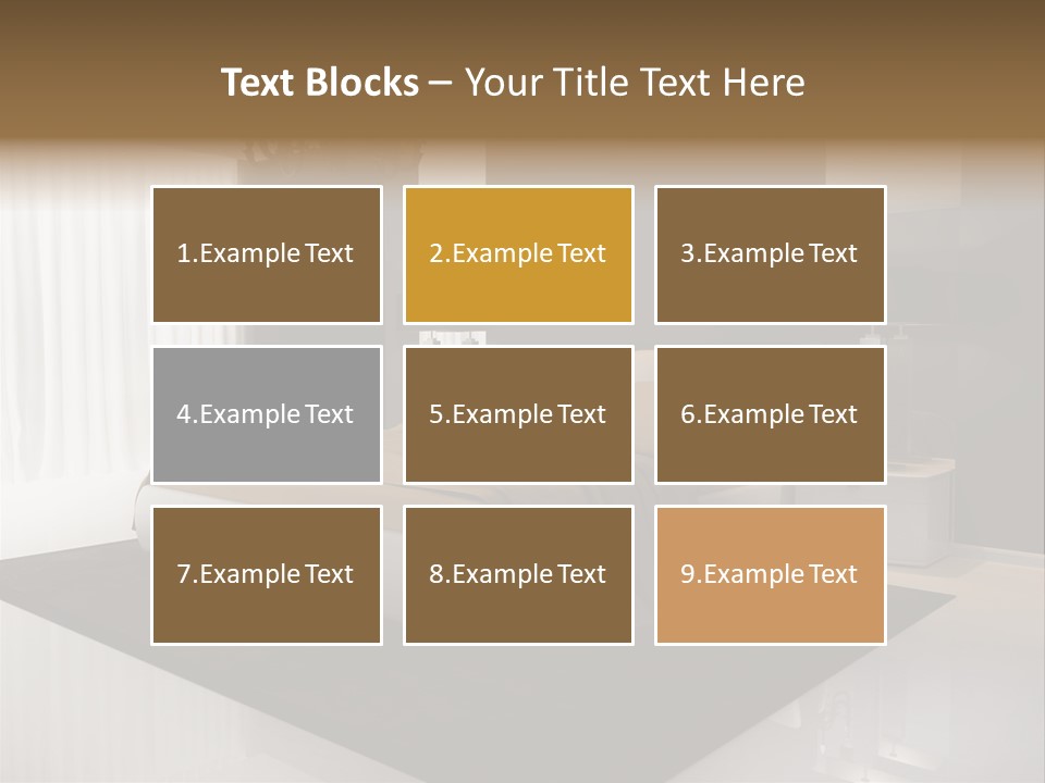 Comfortable Retro Interior PowerPoint Template