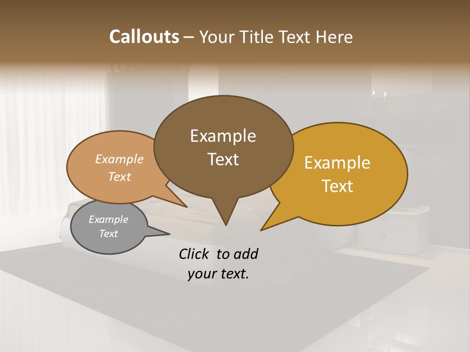 Comfortable Retro Interior PowerPoint Template