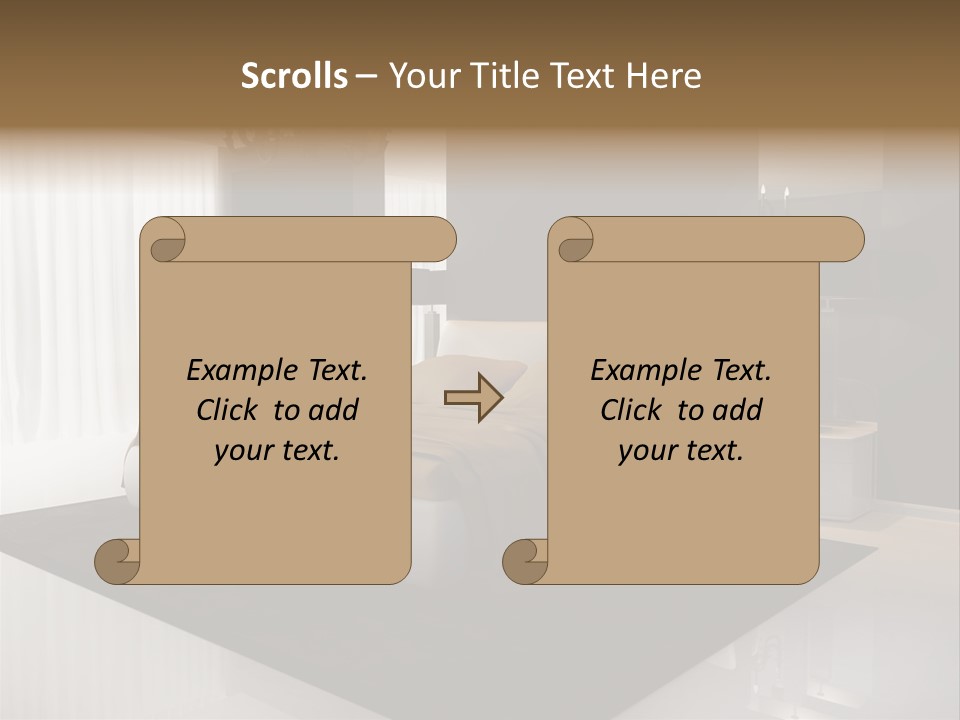 Comfortable Retro Interior PowerPoint Template