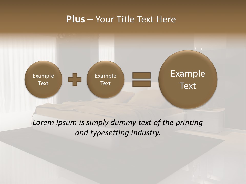 Comfortable Retro Interior PowerPoint Template