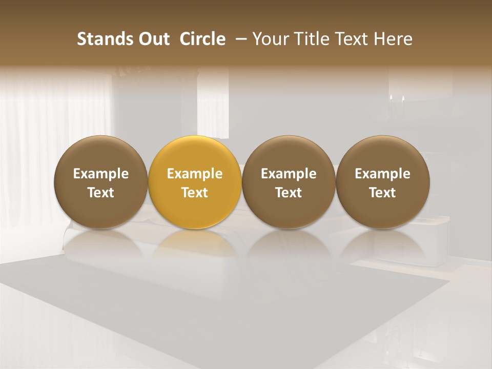 Comfortable Retro Interior PowerPoint Template