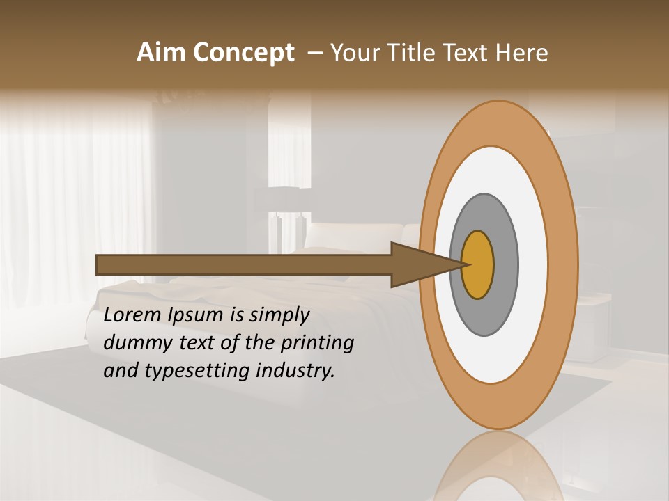 Comfortable Retro Interior PowerPoint Template