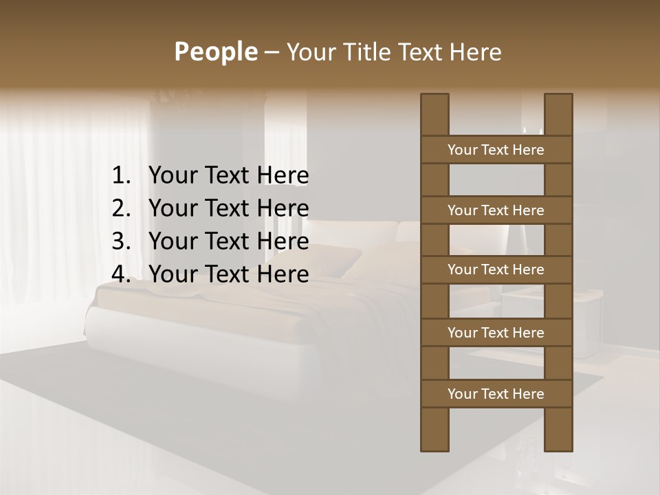 Comfortable Retro Interior PowerPoint Template