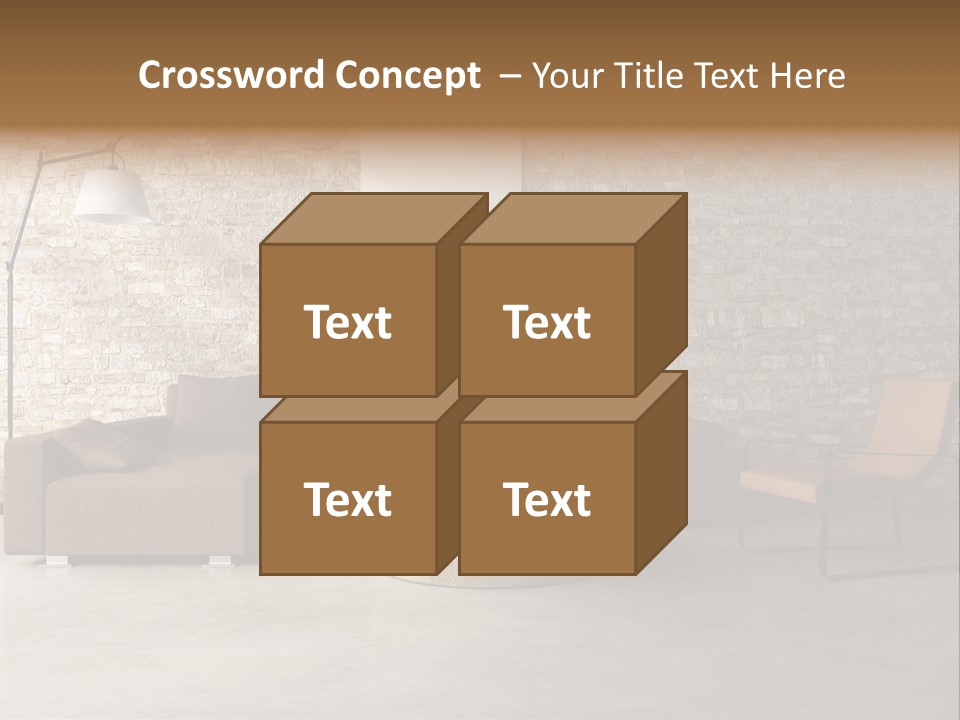 Armchair Frame Greek PowerPoint Template