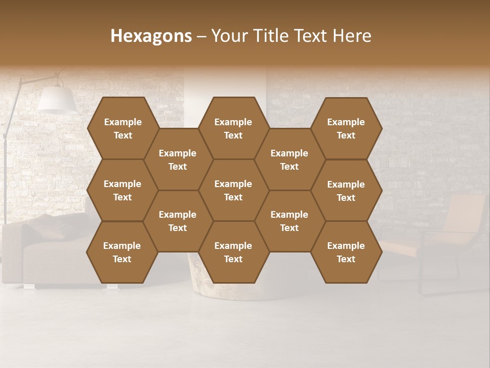 Armchair Frame Greek PowerPoint Template