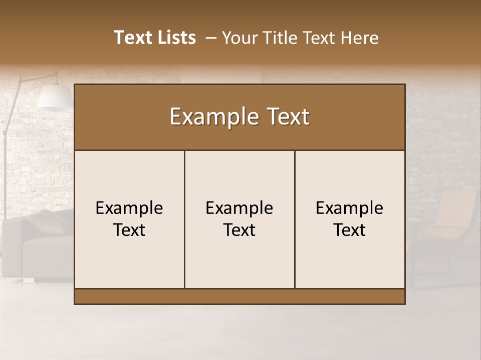 Armchair Frame Greek PowerPoint Template