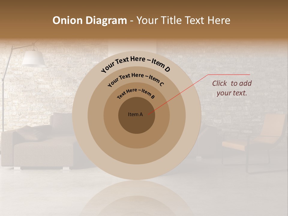 Armchair Frame Greek PowerPoint Template