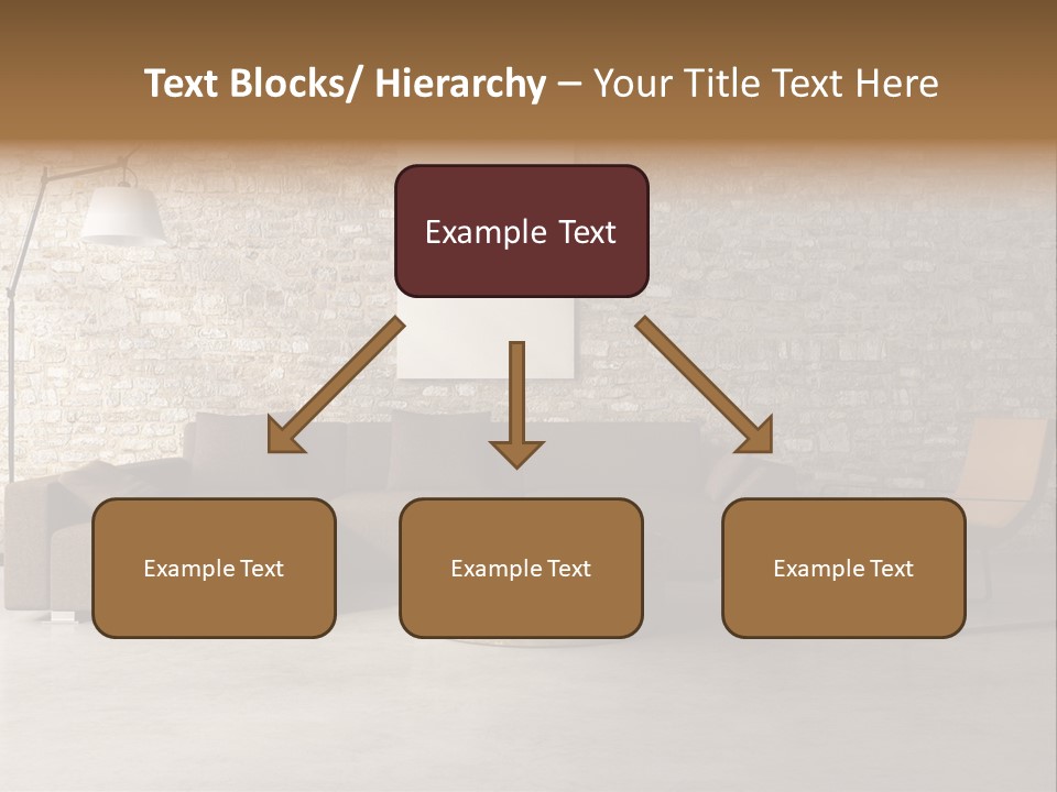 Armchair Frame Greek PowerPoint Template