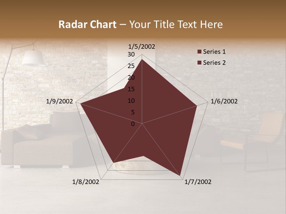 Armchair Frame Greek PowerPoint Template