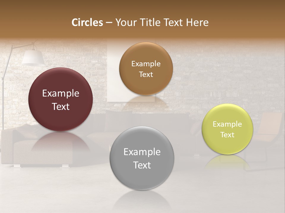 Armchair Frame Greek PowerPoint Template