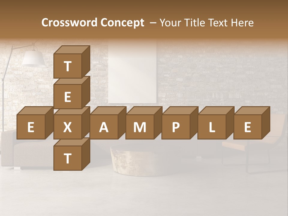 Armchair Frame Greek PowerPoint Template