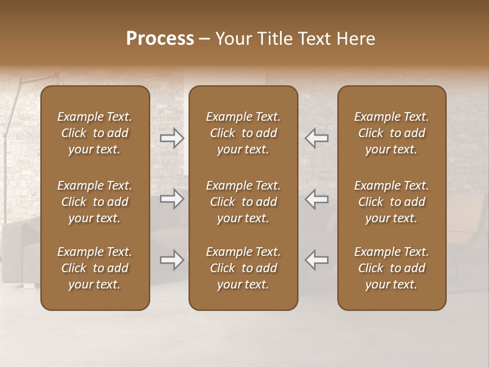Armchair Frame Greek PowerPoint Template