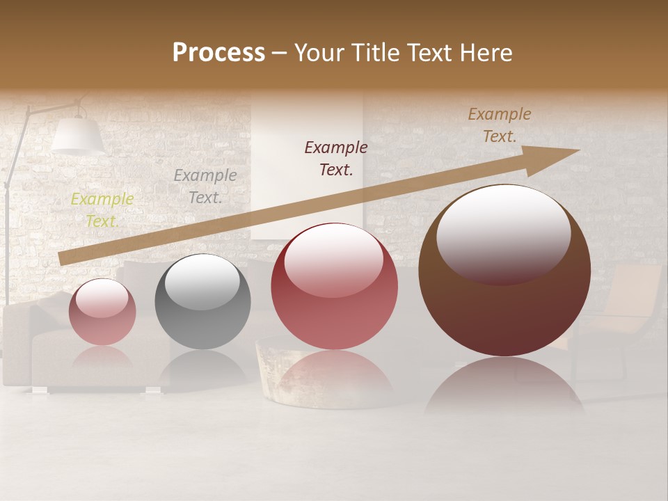 Armchair Frame Greek PowerPoint Template