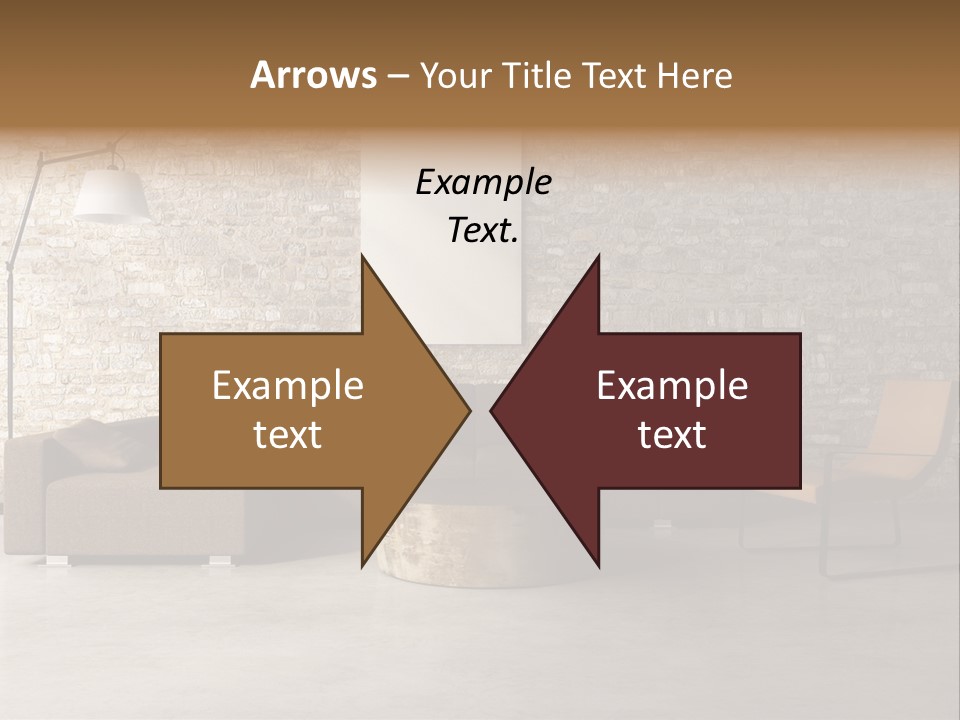 Armchair Frame Greek PowerPoint Template