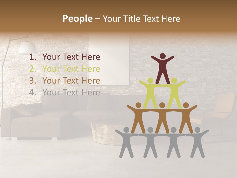 Armchair Frame Greek PowerPoint Template