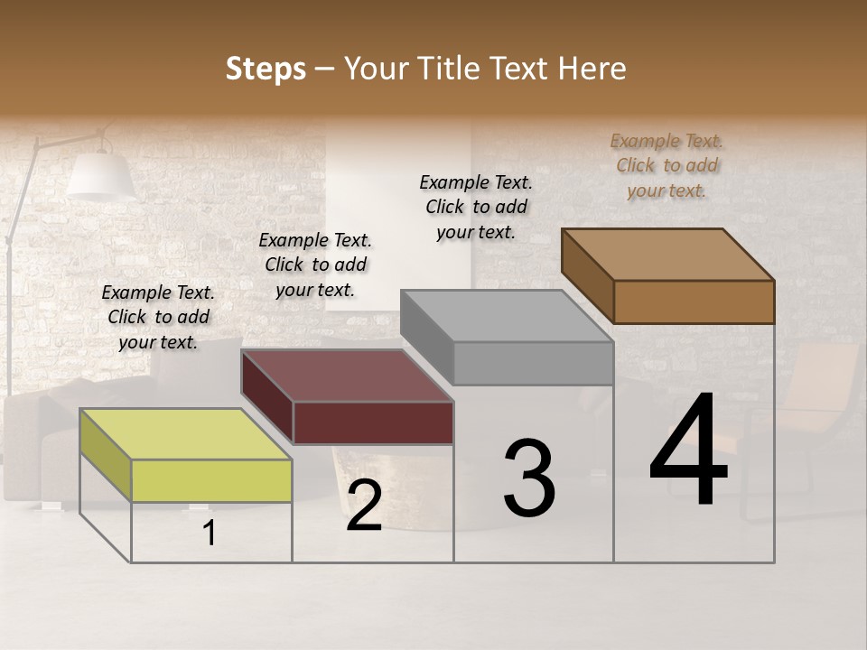 Armchair Frame Greek PowerPoint Template