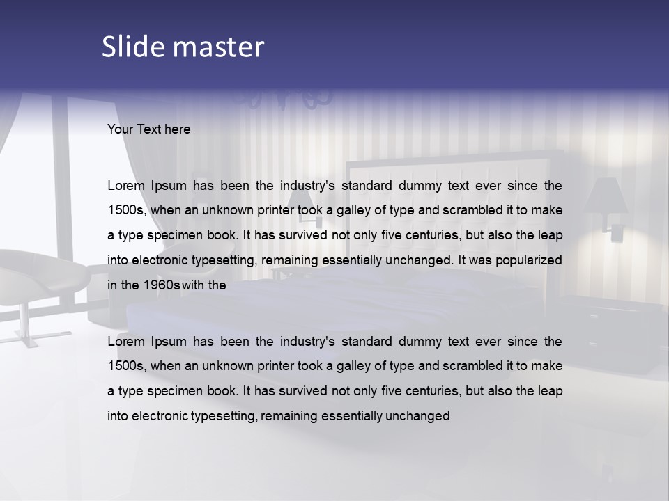 Stylish Relax Sleep PowerPoint Template