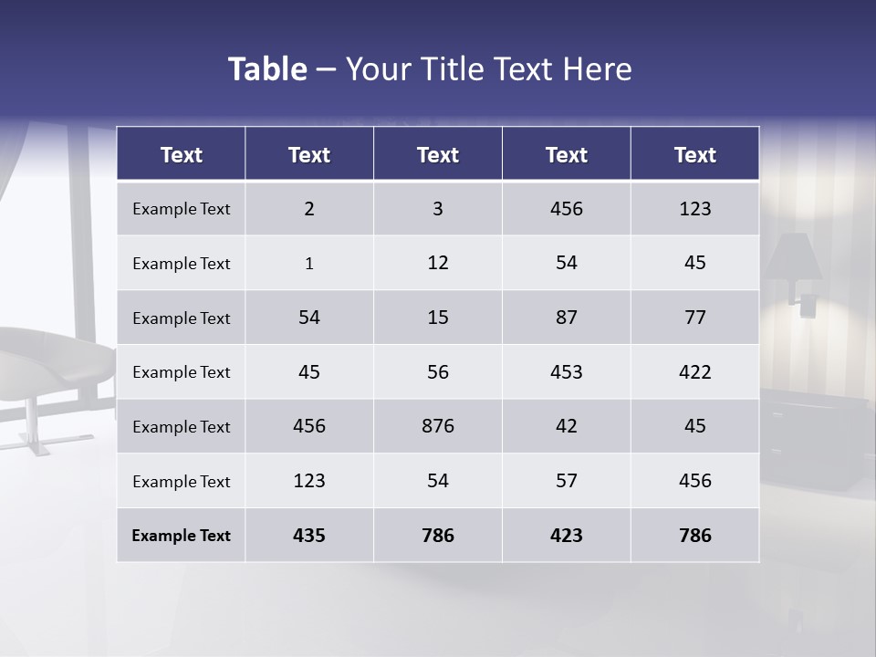 Stylish Relax Sleep PowerPoint Template