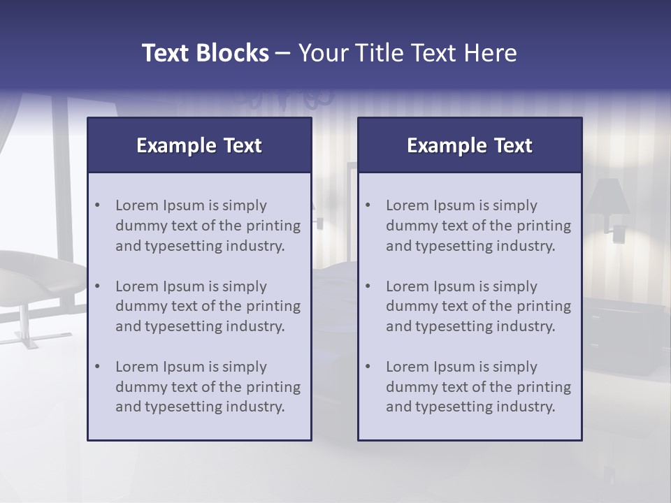 Stylish Relax Sleep PowerPoint Template