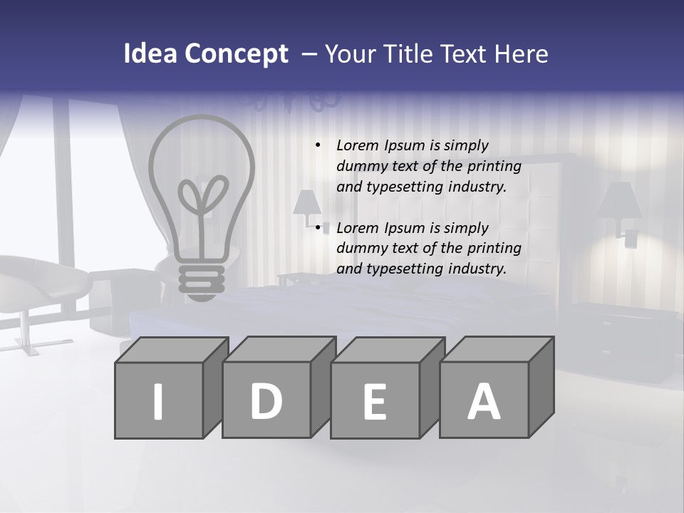 Stylish Relax Sleep PowerPoint Template