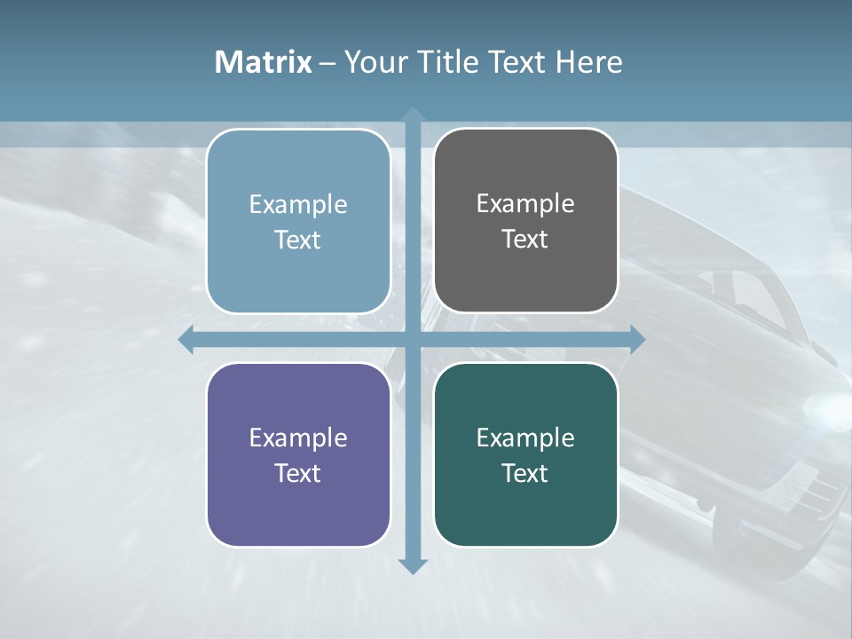 Winterurlaub Reifenwerkstatt Eis PowerPoint Template