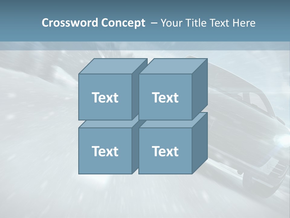Winterurlaub Reifenwerkstatt Eis PowerPoint Template
