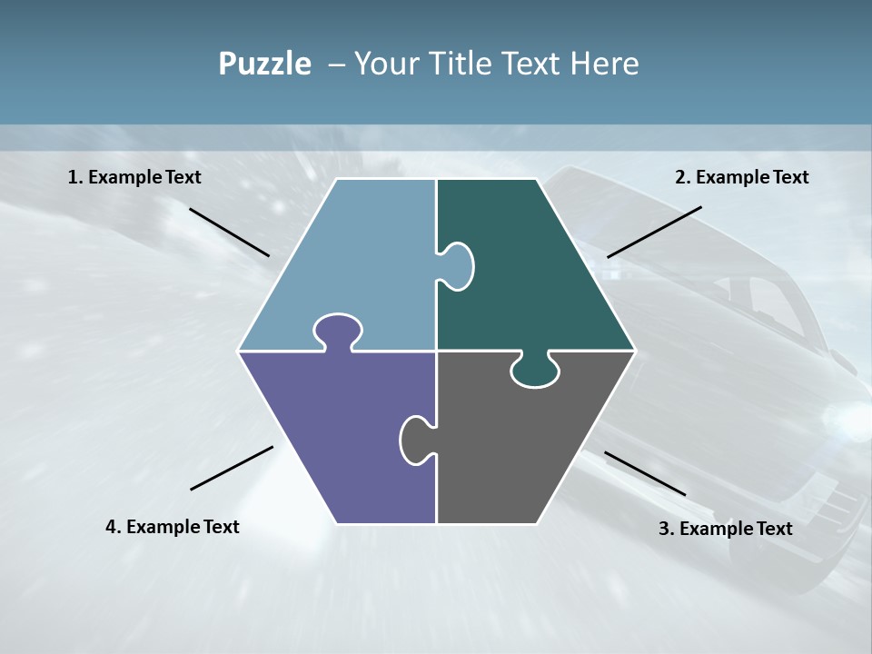 Winterurlaub Reifenwerkstatt Eis PowerPoint Template