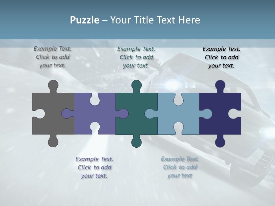 Winterurlaub Reifenwerkstatt Eis PowerPoint Template