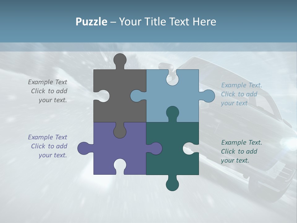 Winterurlaub Reifenwerkstatt Eis PowerPoint Template