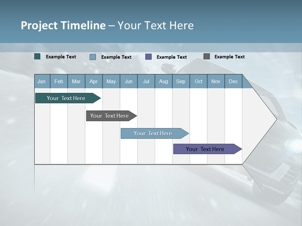 Winterurlaub Reifenwerkstatt Eis PowerPoint Template