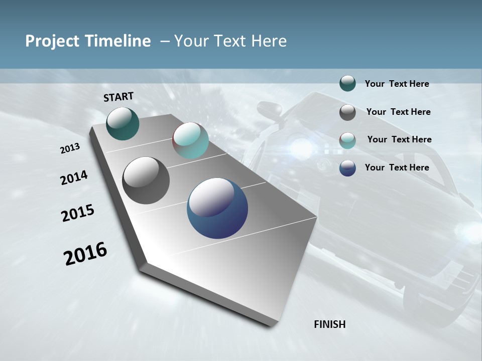 Winterurlaub Reifenwerkstatt Eis PowerPoint Template