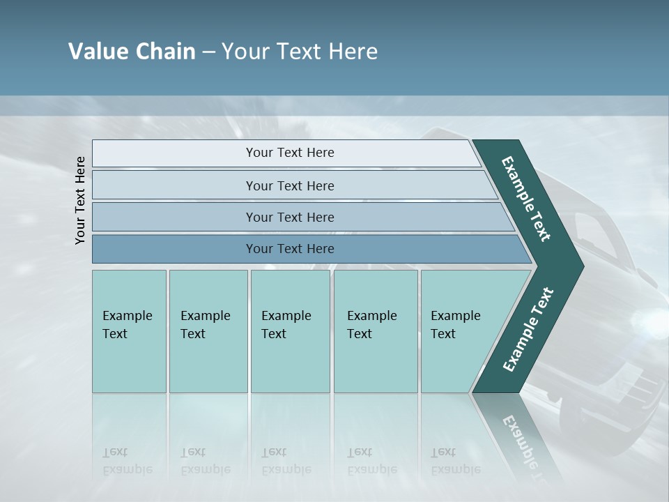 Winterurlaub Reifenwerkstatt Eis PowerPoint Template
