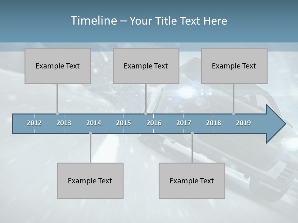Winterurlaub Reifenwerkstatt Eis PowerPoint Template
