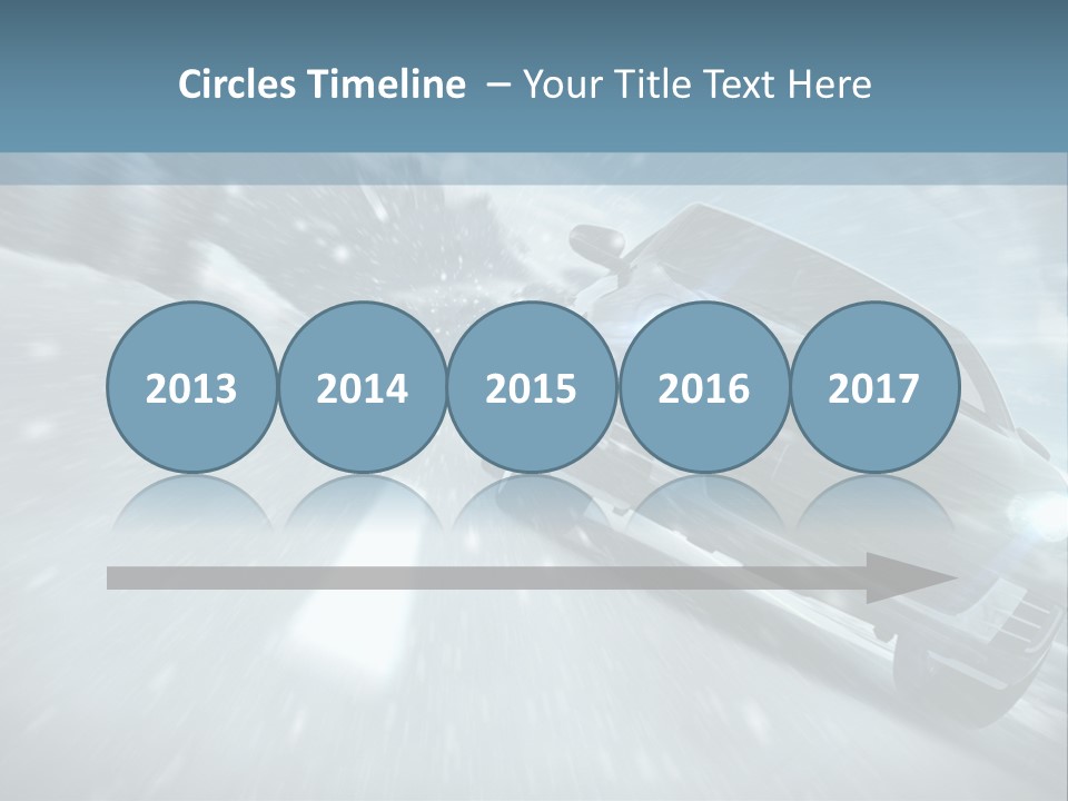 Winterurlaub Reifenwerkstatt Eis PowerPoint Template