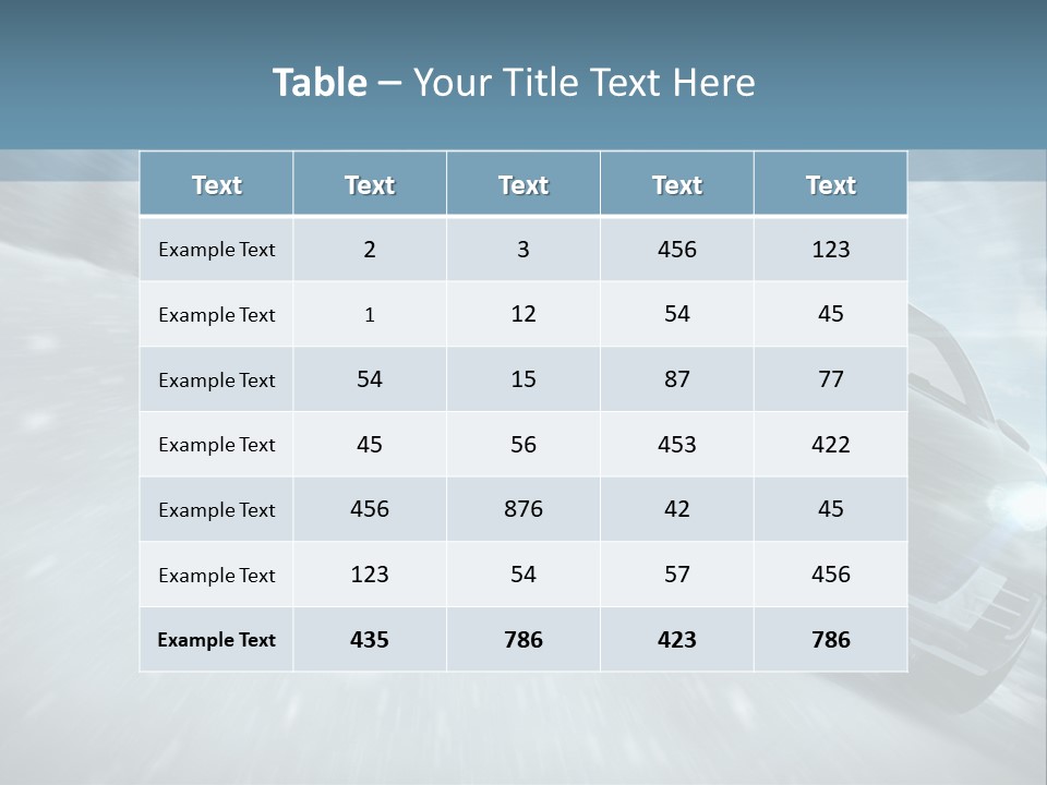 Winterurlaub Reifenwerkstatt Eis PowerPoint Template