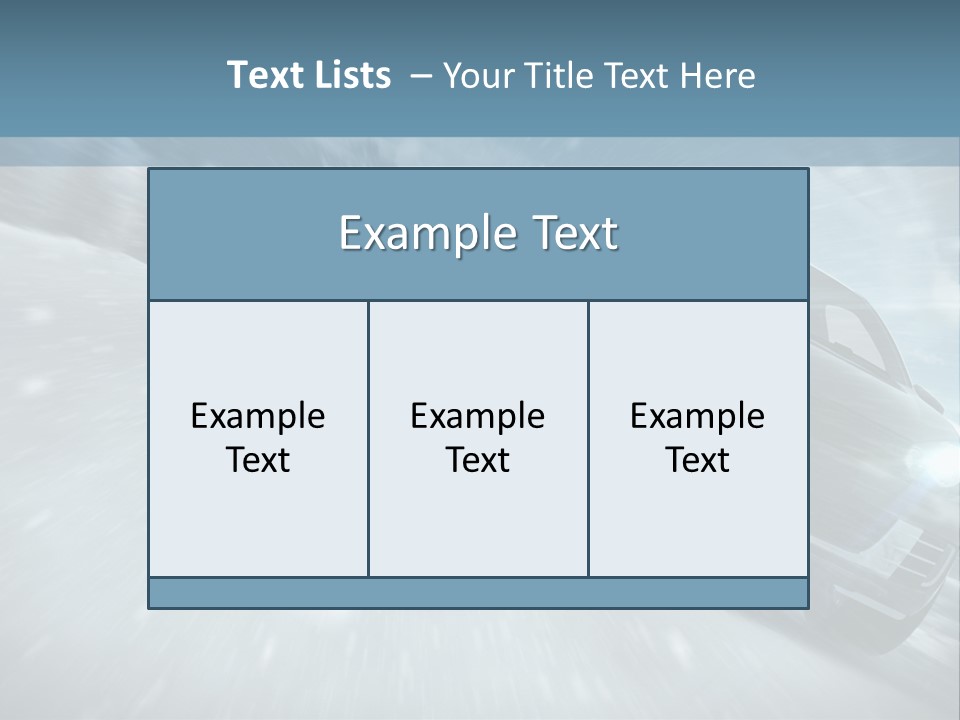Winterurlaub Reifenwerkstatt Eis PowerPoint Template