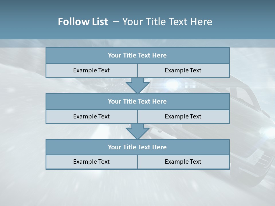 Winterurlaub Reifenwerkstatt Eis PowerPoint Template