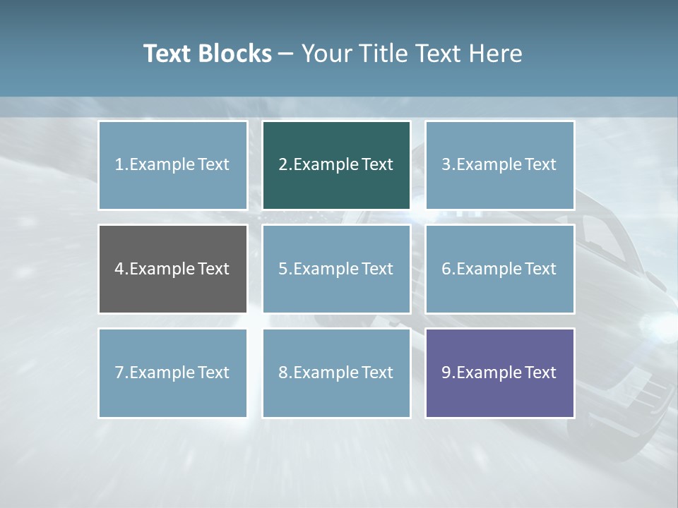 Winterurlaub Reifenwerkstatt Eis PowerPoint Template