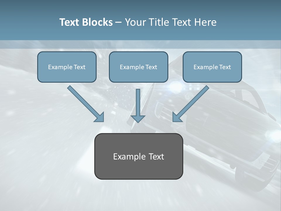 Winterurlaub Reifenwerkstatt Eis PowerPoint Template