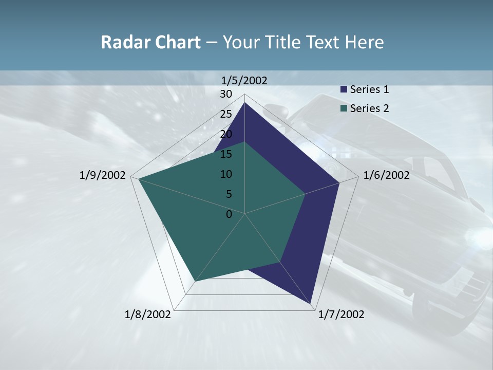 Winterurlaub Reifenwerkstatt Eis PowerPoint Template