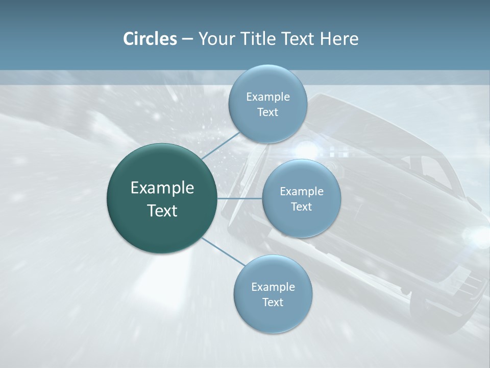 Winterurlaub Reifenwerkstatt Eis PowerPoint Template