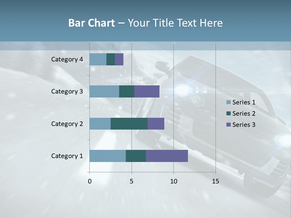 Winterurlaub Reifenwerkstatt Eis PowerPoint Template