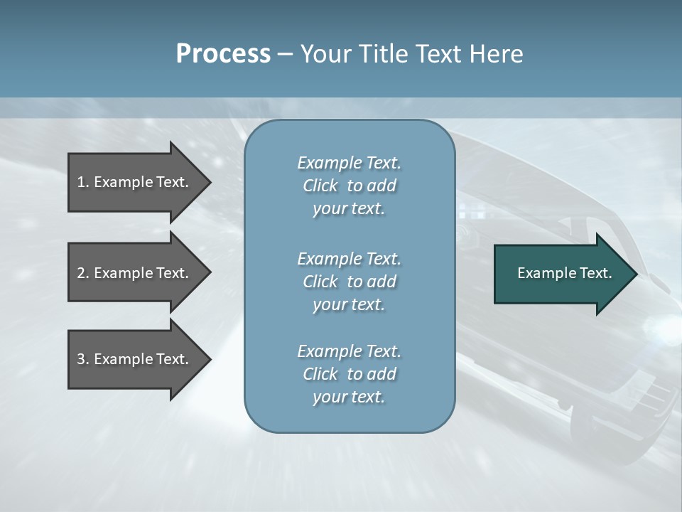 Winterurlaub Reifenwerkstatt Eis PowerPoint Template