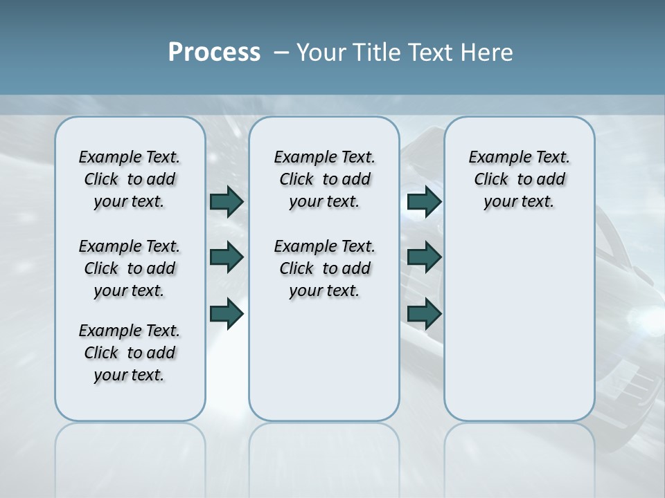 Winterurlaub Reifenwerkstatt Eis PowerPoint Template