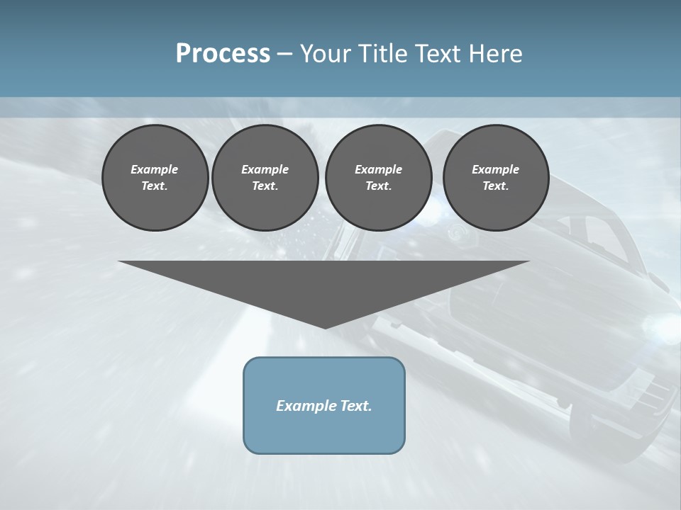 Winterurlaub Reifenwerkstatt Eis PowerPoint Template