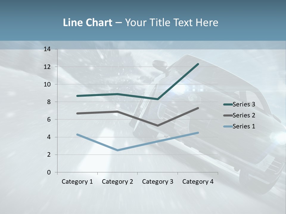 Winterurlaub Reifenwerkstatt Eis PowerPoint Template