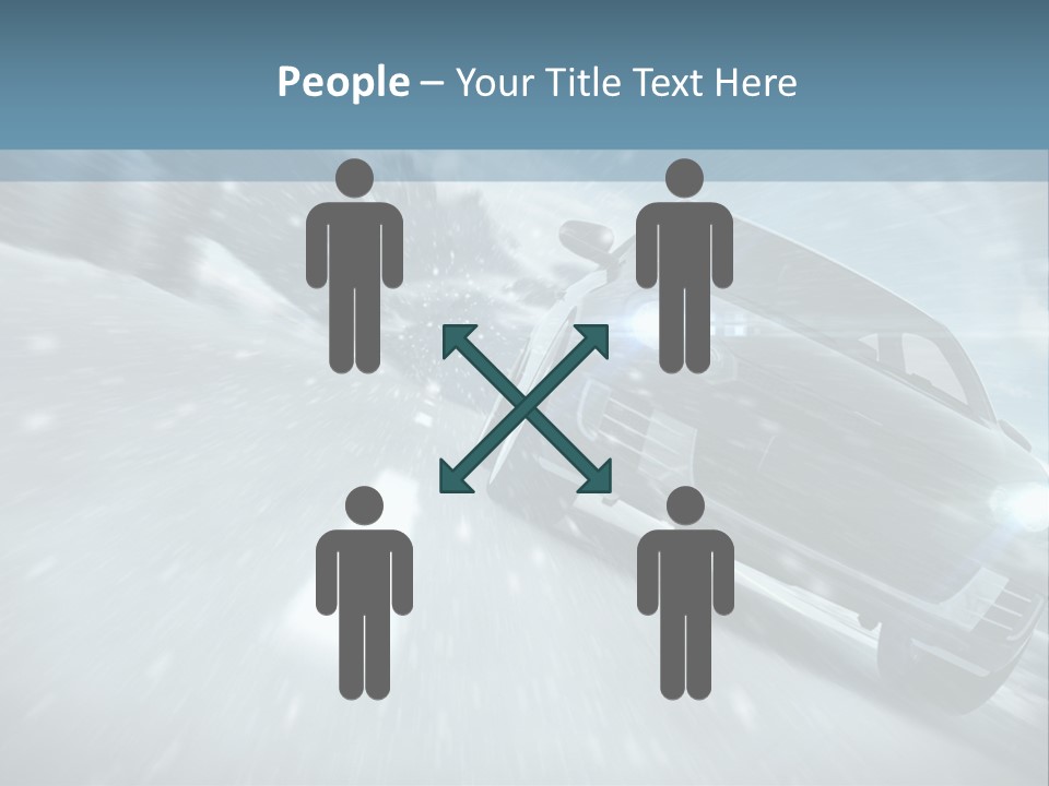 Winterurlaub Reifenwerkstatt Eis PowerPoint Template