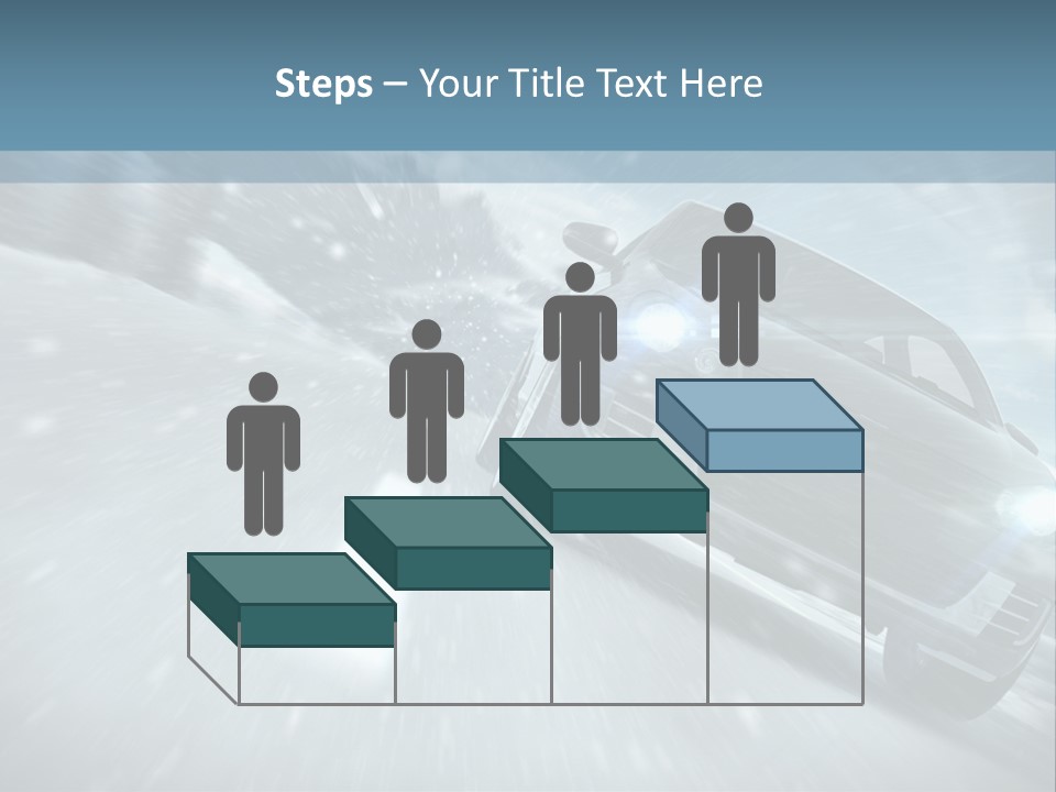 Winterurlaub Reifenwerkstatt Eis PowerPoint Template